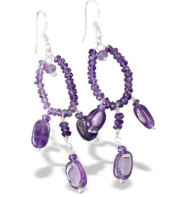 unique Amethyst earrings Jewelry