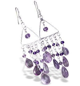 unique Amethyst earrings Jewelry