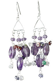 unique Amethyst earrings Jewelry