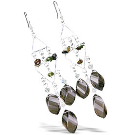 unique Smoky Quartz earrings Jewelry