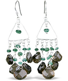 unique Smoky Quartz earrings Jewelry for design 13950.jpg