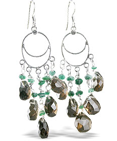 unique Smoky Quartz earrings Jewelry for design 13953.jpg