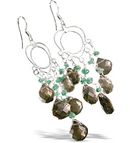 unique Smoky Quartz Earrings Jewelry for design 13960.jpg