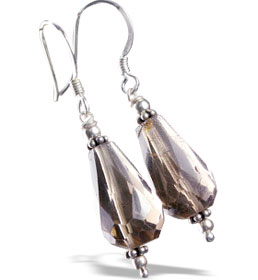 unique Smoky Quartz Earrings Jewelry for design 13974.jpg