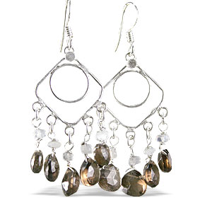 unique Smoky Quartz Earrings Jewelry for design 13985.jpg