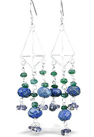 unique Lapis Lazuli Earrings Jewelry