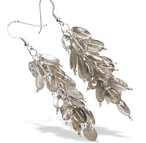 unique Smoky Quartz earrings Jewelry