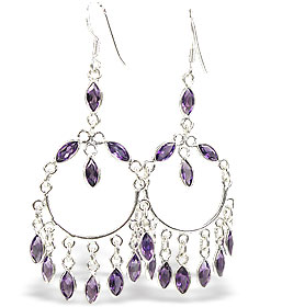 unique Amethyst earrings Jewelry