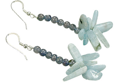 unique Iolite Earrings Jewelry