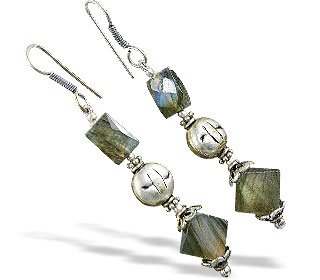 unique Labradorite Earrings Jewelry