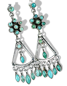 unique Turquoise Earrings Jewelry