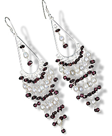 unique Garnet Earrings Jewelry