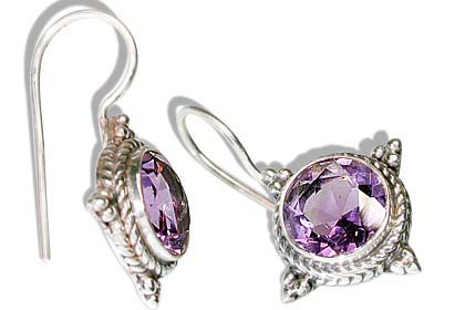 unique Amethyst Earrings Jewelry