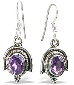 unique Amethyst Earrings Jewelry