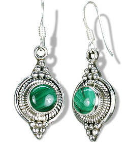 unique Malachite Earrings Jewelry