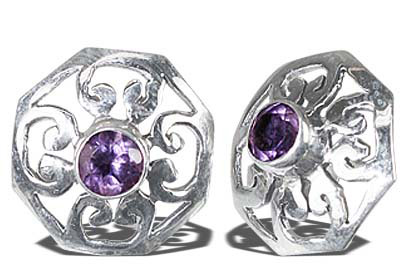 unique Amethyst Earrings Jewelry