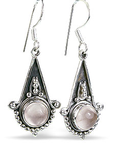 unique Rose quartz Earrings Jewelry for design 826.jpg