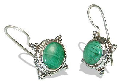 unique Malachite Earrings Jewelry for design 9102.jpg