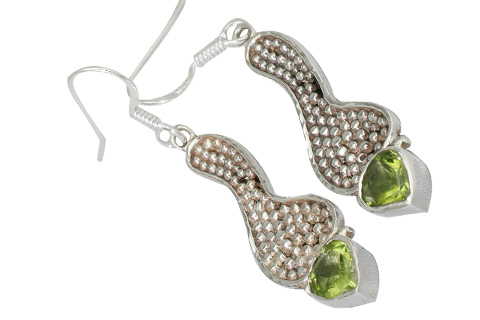 unique Peridot earrings Jewelry