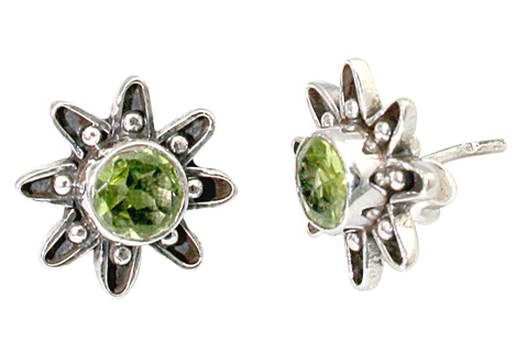 unique Peridot earrings Jewelry