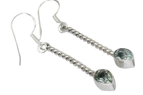 unique Blue Topaz earrings Jewelry