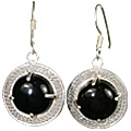 Design 10058: black onyx earrings