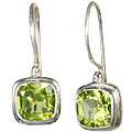 Design 10412: green peridot earrings
