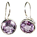 Design 10420: purple amethyst earrings