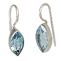 blue topaz earrings