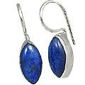 10676: Blue lapis lazuli earrings