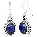 10681: Blue lapis lazuli earrings