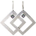 10692: Multi mystic topaz earrings