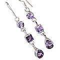 Design 10791 purple amethyst earrings