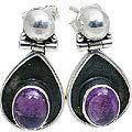 amethyst earrings