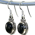 Design 11038: black onyx earrings