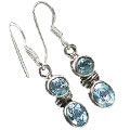 blue topaz earrings