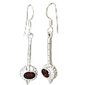 garnet earrings