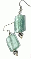 11619: green fluorite earrings