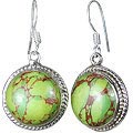 Design 12129: brown,green mohave american-southwest earrings