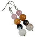 12242: Multi multi-stone  multistone earrings