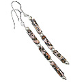 12383: brown jasper earrings