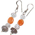 Design 12385: multi-color multi-stone earrings