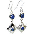 12403: blue lapis lazuli earrings
