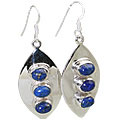 Design 12552: blue lapis lazuli earrings