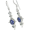 12561: blue iolite earrings