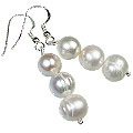 12772:  white pearl earrings