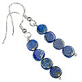 12789:  blue lapis lazuli earrings