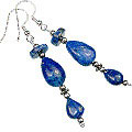 12792:  blue lapis lazuli earrings