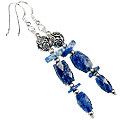 12793:  blue lapis lazuli earrings