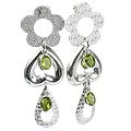 peridot earrings